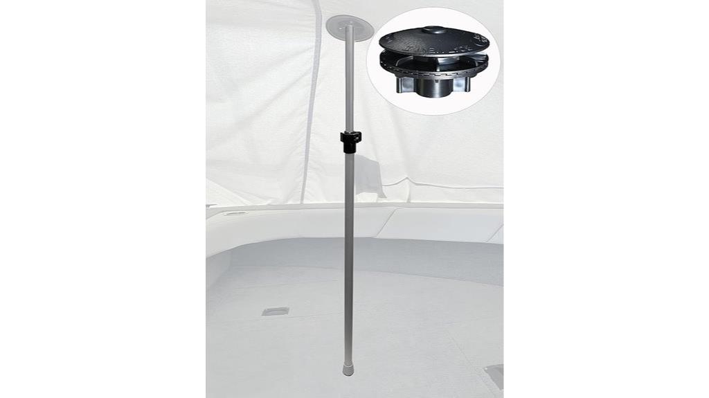 marine support pole boat vent
