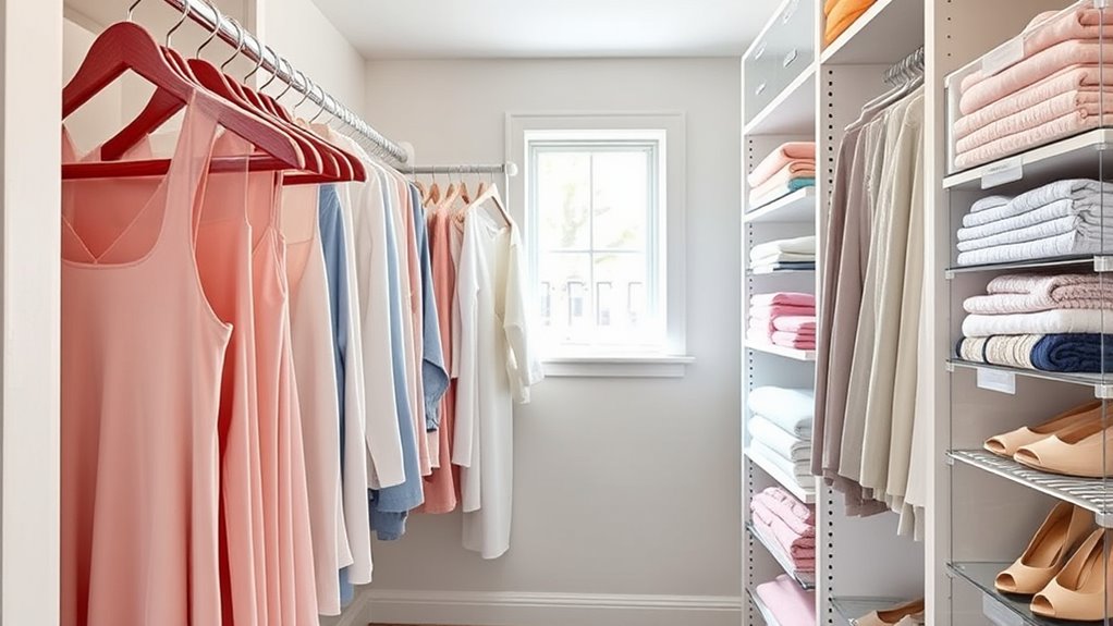 maximize small closet space