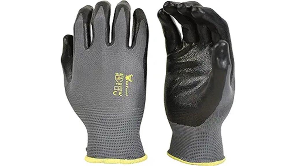 men s micro foam gloves