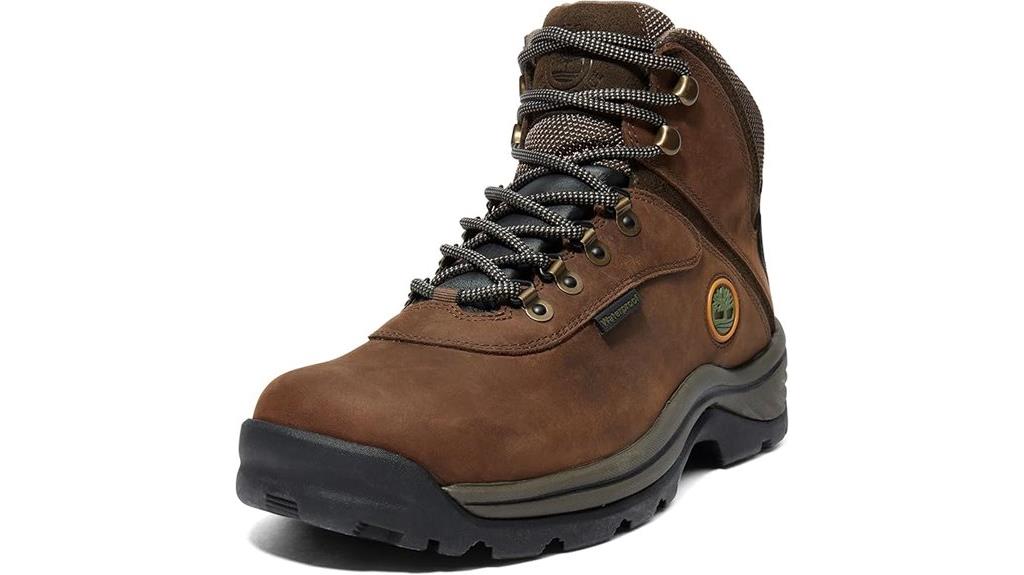 men s white waterproof hiking boot