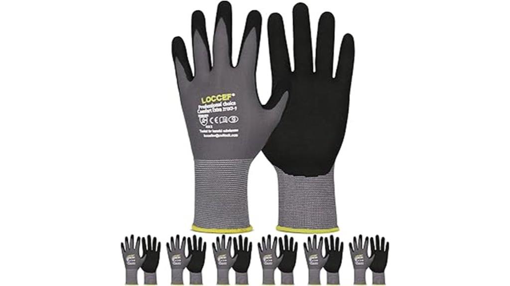 microfoam nitrile gloves
