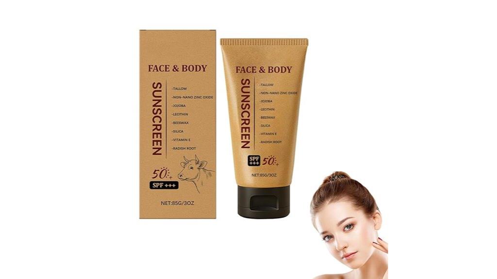 mineral based spf 50 sunscreen