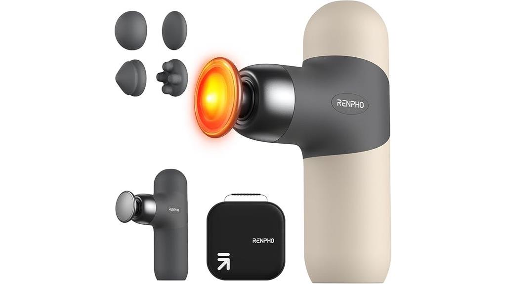 mini heat massage gun