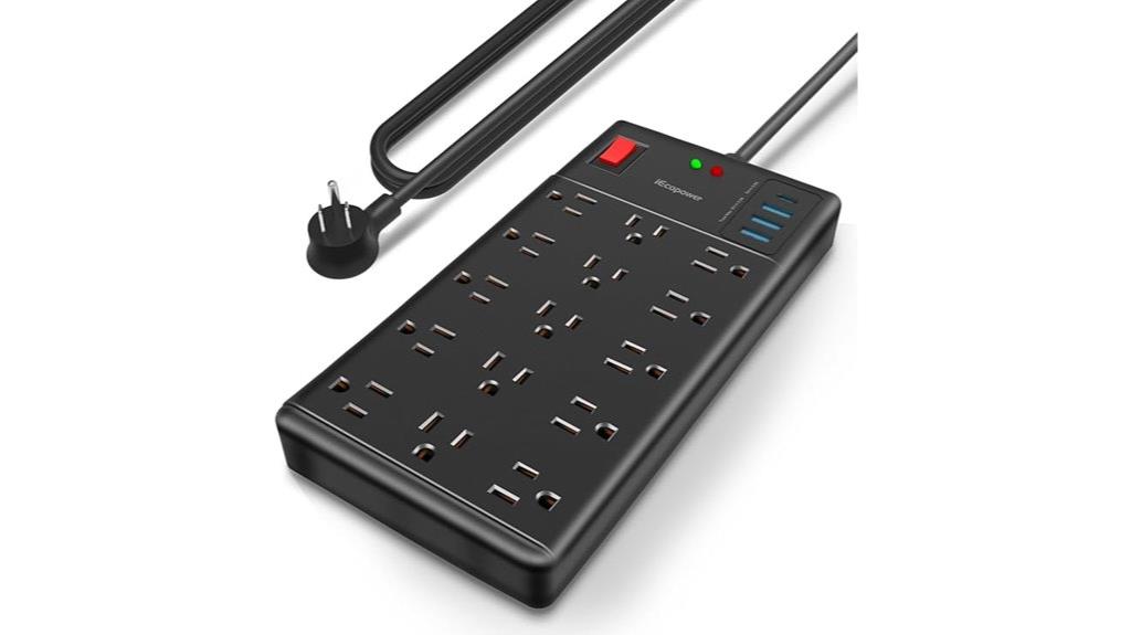 multiple outlets with usb
