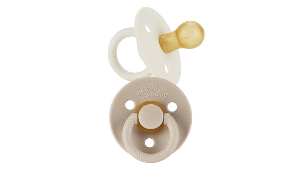 natural rubber pacifiers set