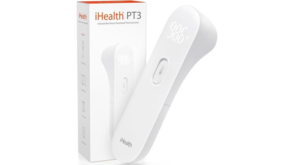 no touch forehead thermometer