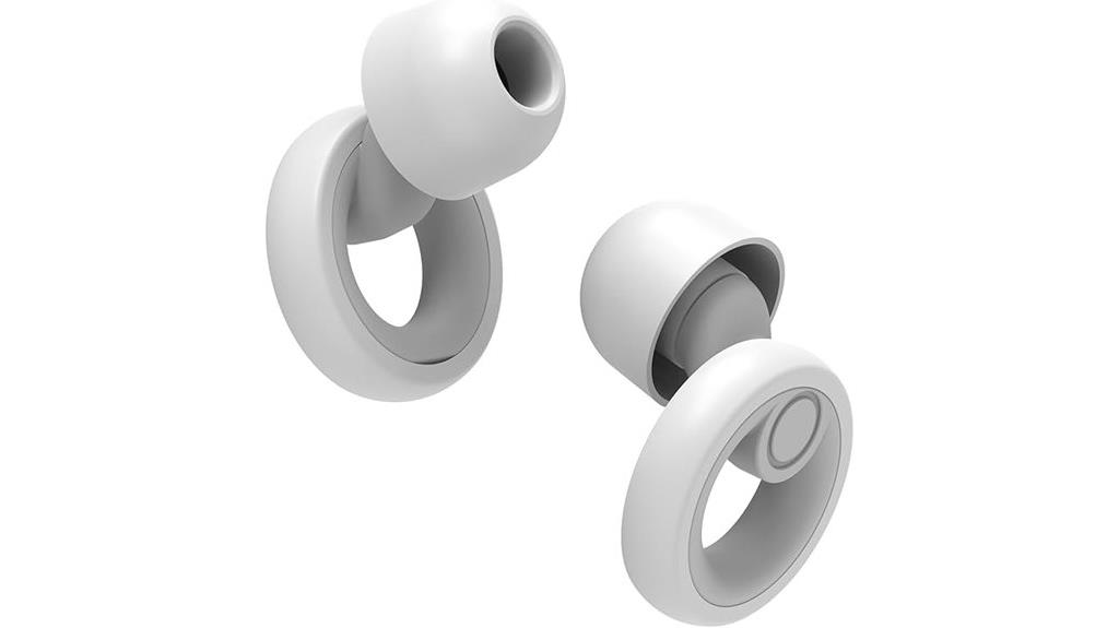 noise canceling silicone earplugs