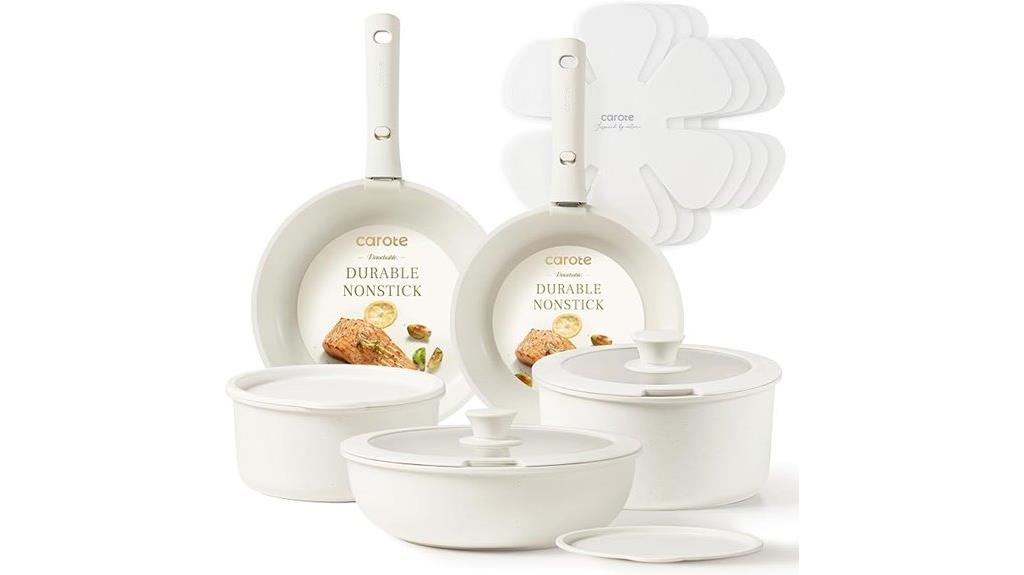 non stick 15 piece cookware set