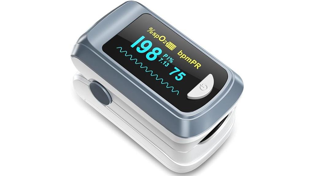 oled screen fingertip oximeter