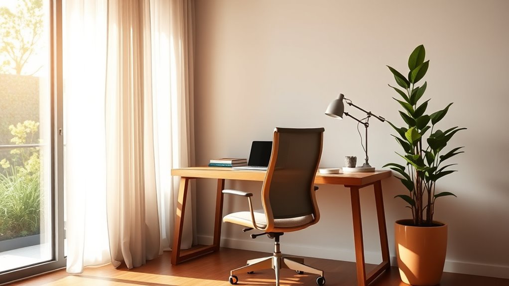 optimal home office location