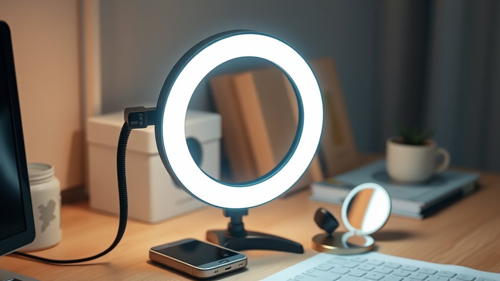 optimal ring light positioning