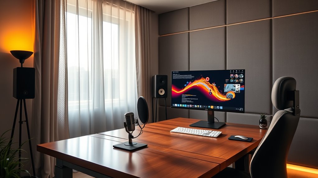 optimize lighting and acoustics