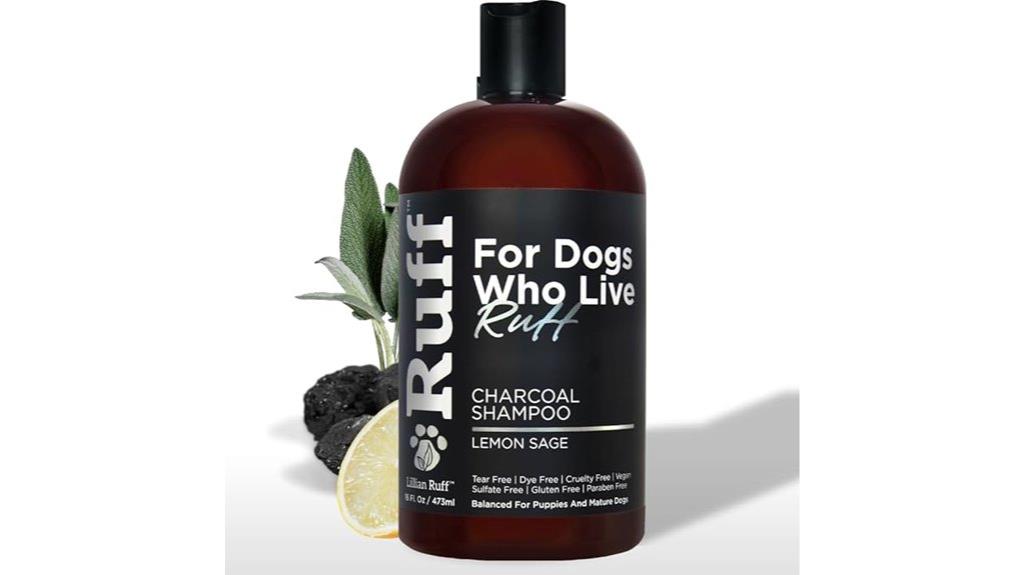 pet shampoo with activated charcoal
