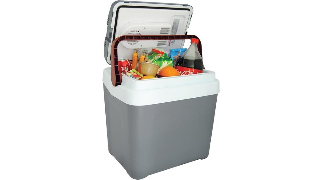 portable gray cooler