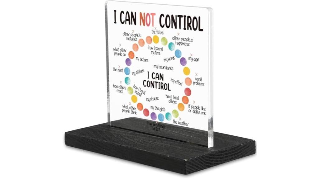 positive affirmation desk decor