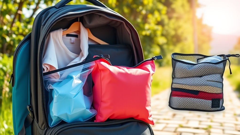 practical travel laundry storage