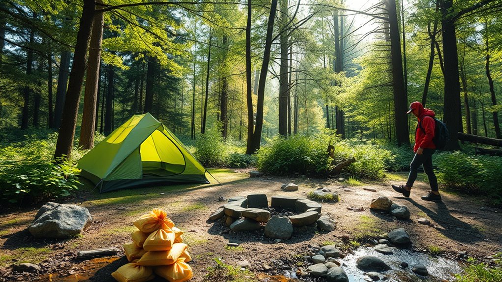 practice eco friendly camping habits