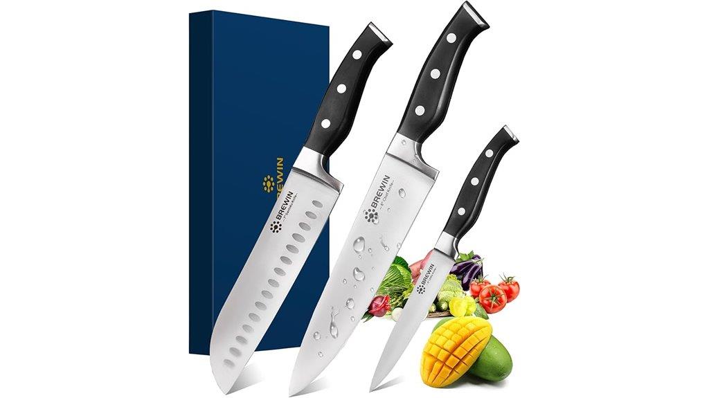 premium 3 piece knife set