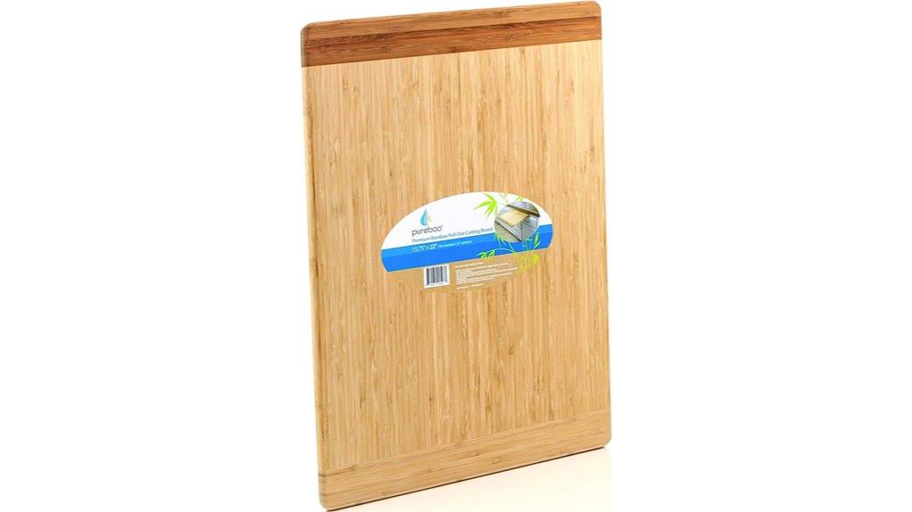 premium bamboo pull out cutting board