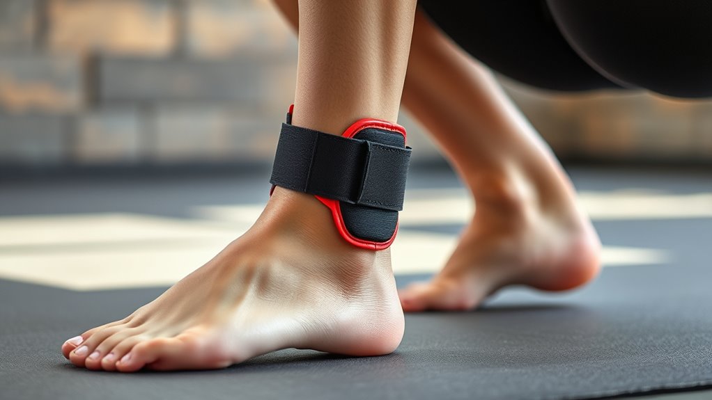 proper ankle weight placement