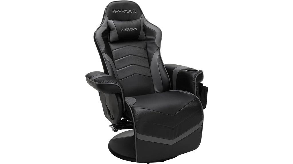 racing inspired gaming recliner