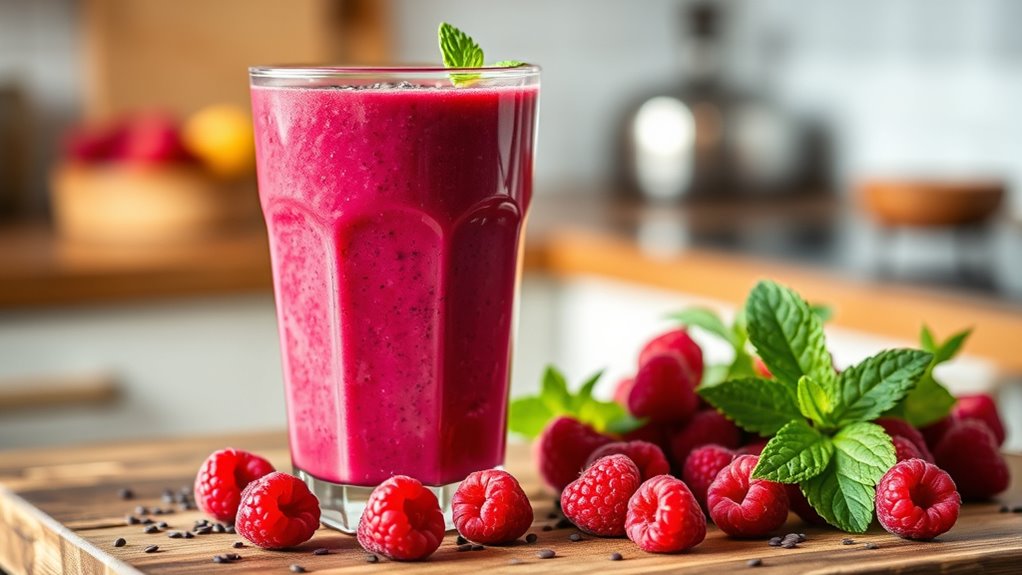 raspberry chia seed blend