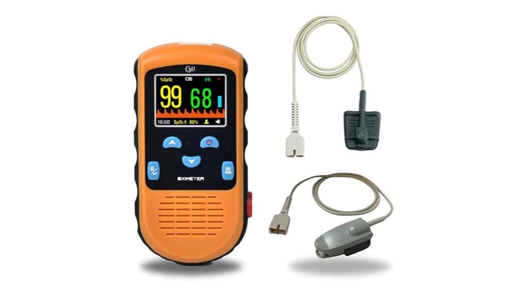 rechargeable pulse oximeter device