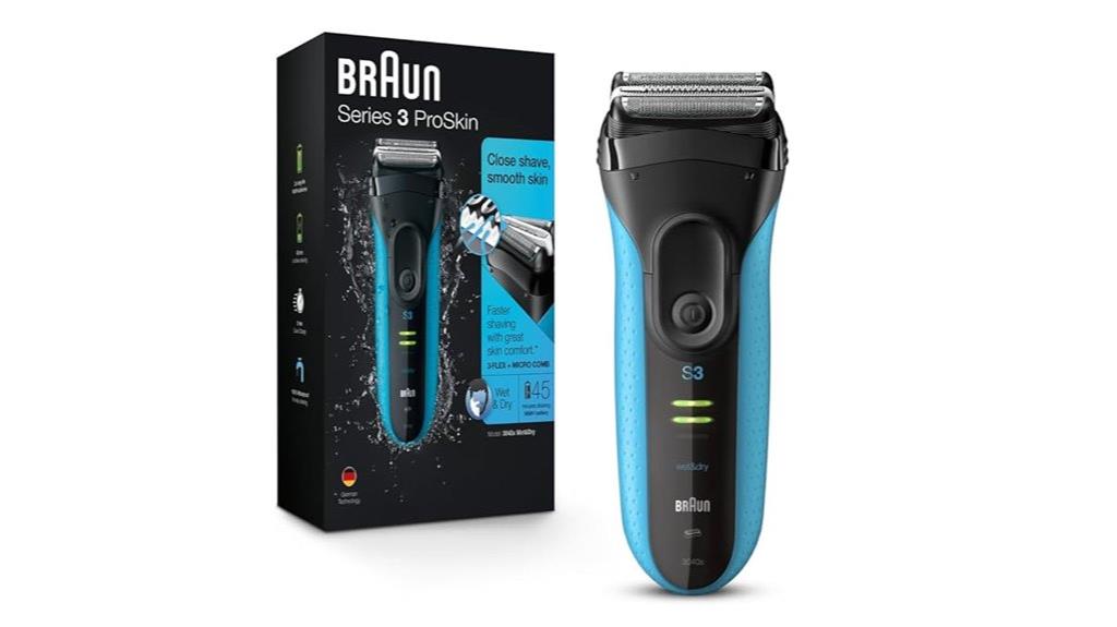 rechargeable wet dry razor