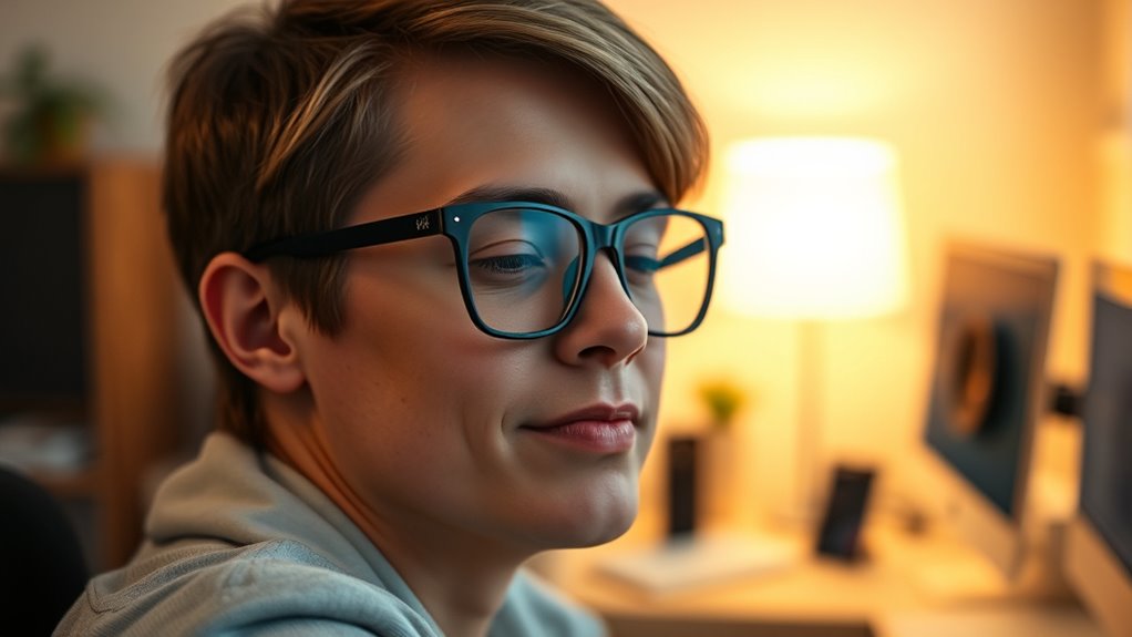reduce eye strain discomfort