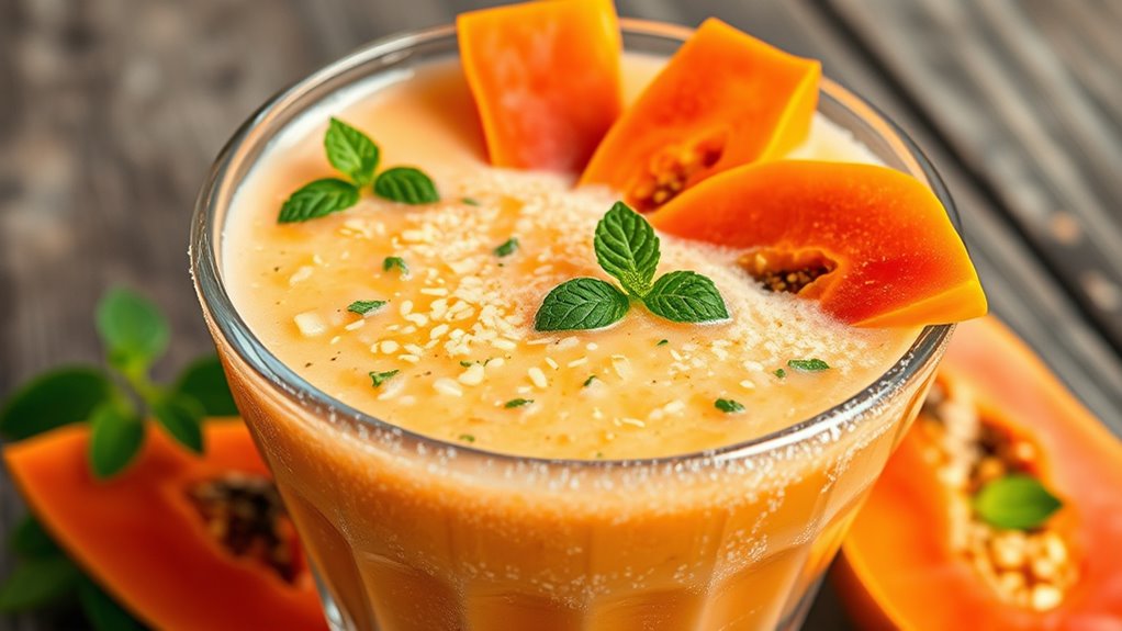 refreshing tropical mint blend
