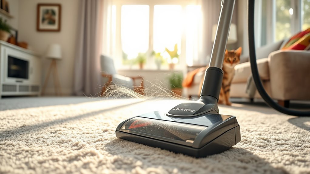 regular pet hair vacuuming schedule