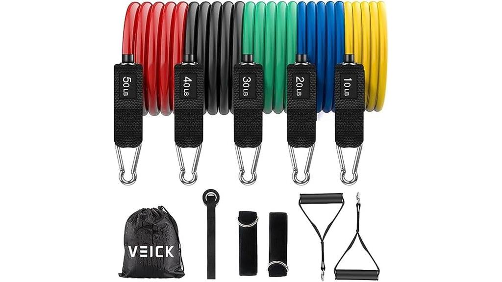 resistance bands workout set