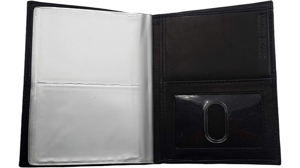 rfid blocking leather wallet