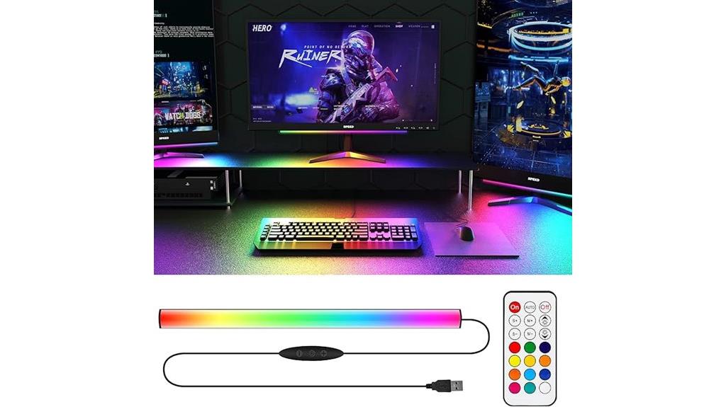rgb gaming monitor light