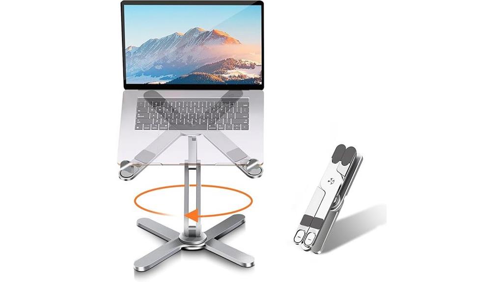 rotatable laptop stand up