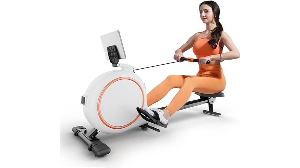 rowing machine with monitor