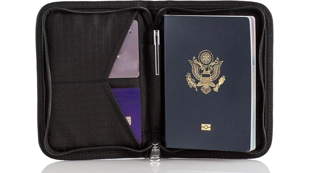secure rfid travel organizer