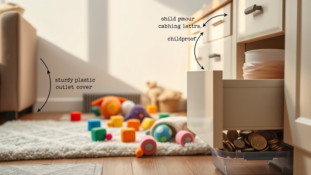 secure small items away