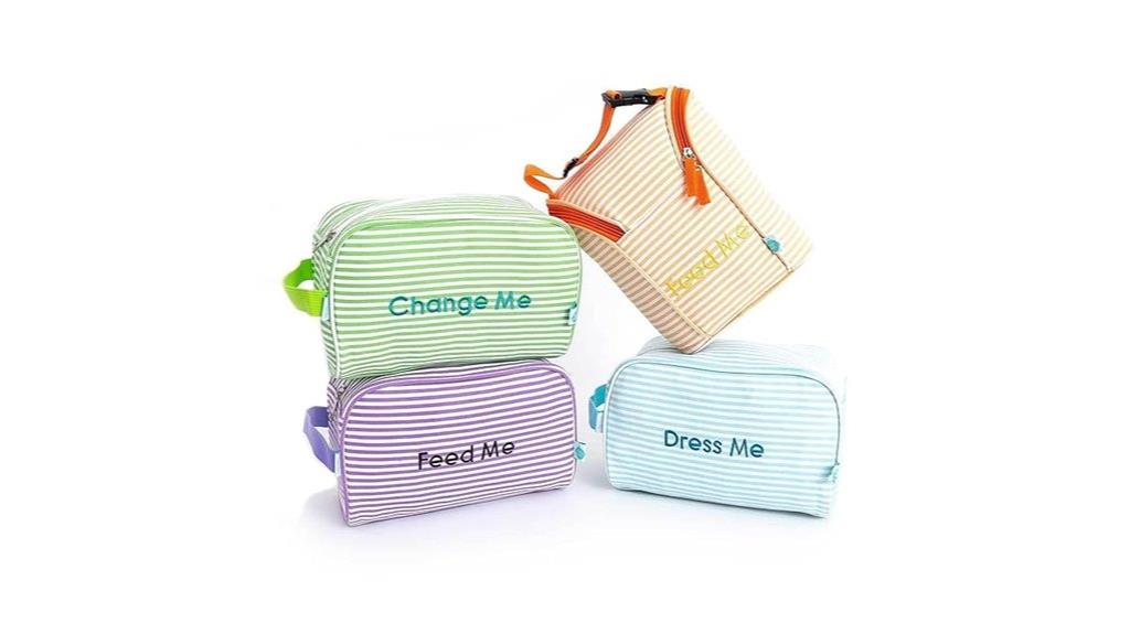 seersucker baby diaper organizer
