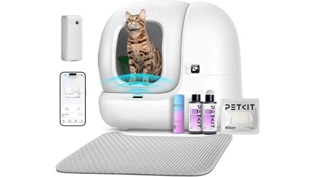 self cleaning cat litter box