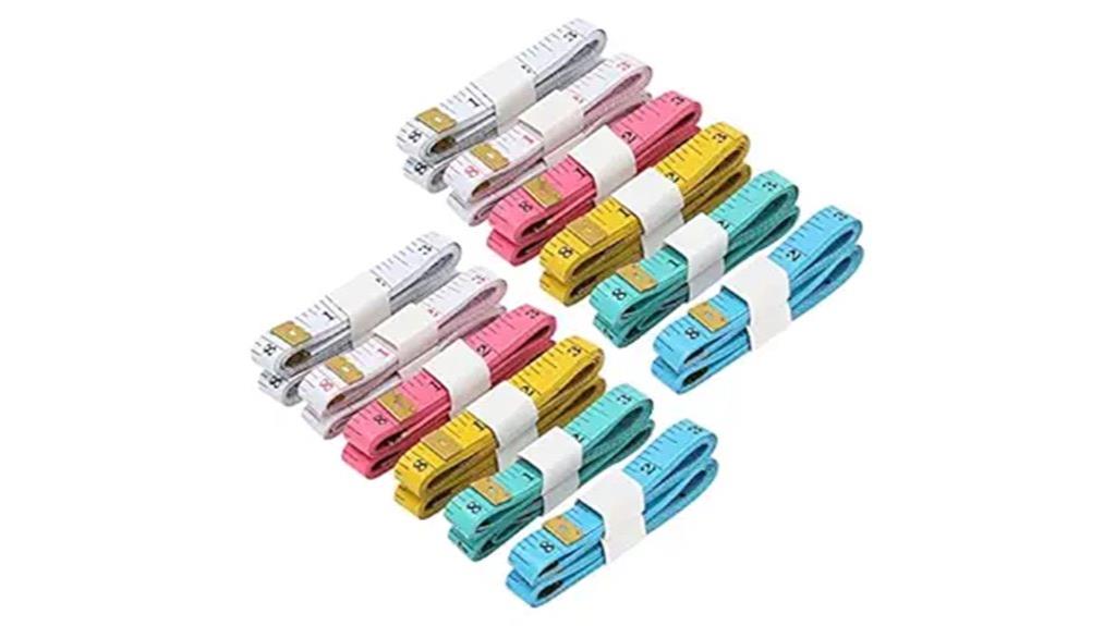 set of 24 tape measures