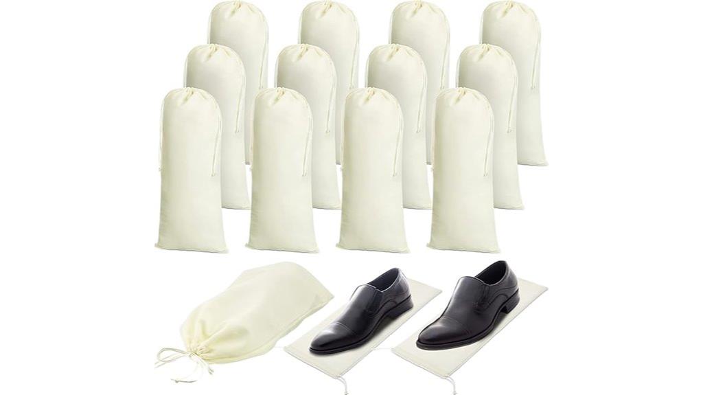 set of twelve dust bags