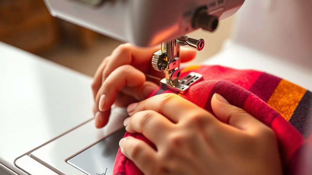 set up and thread machine