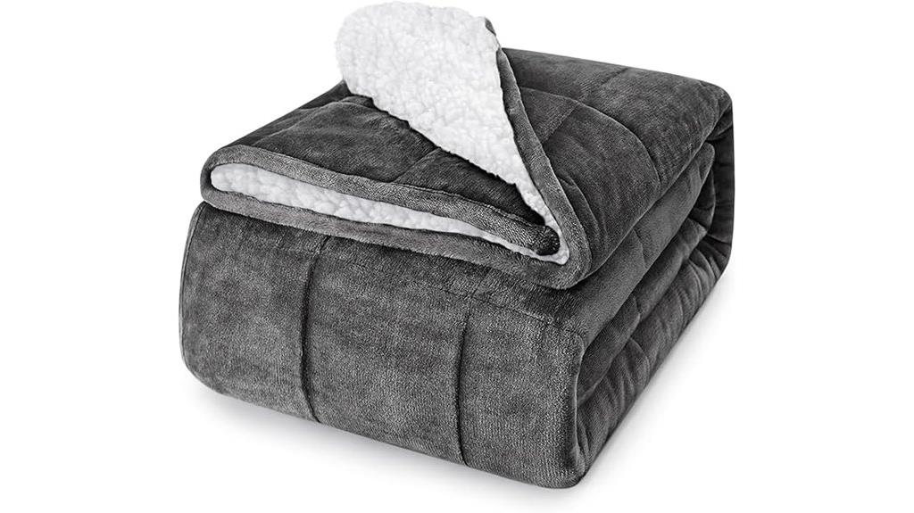 sherpa queen size blanket