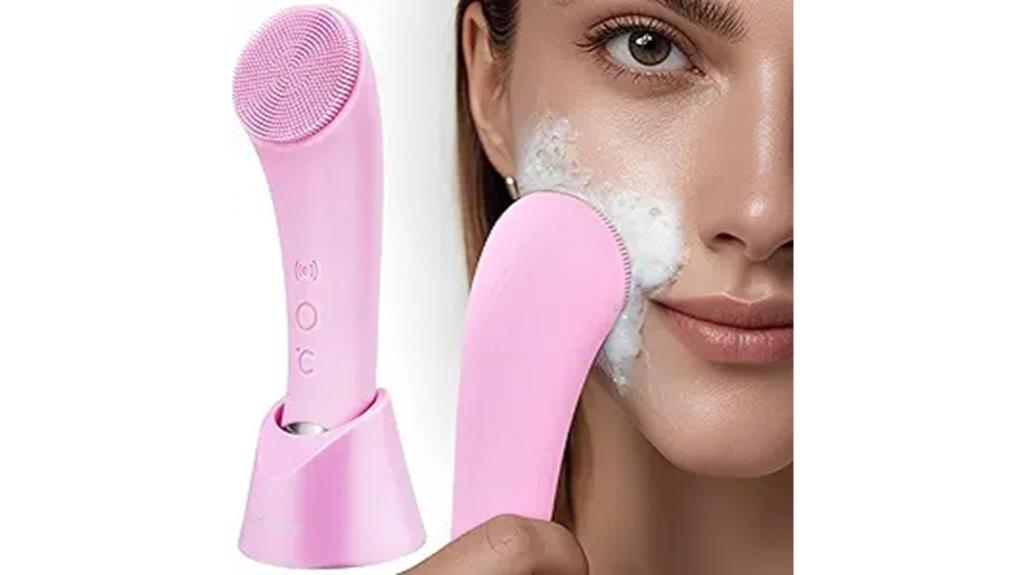 silicone heat face scrubber