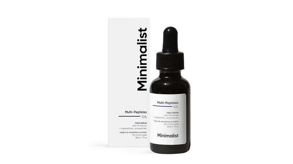 simple peptide night serum