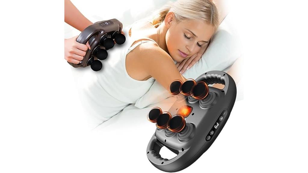 six mode head massage gun