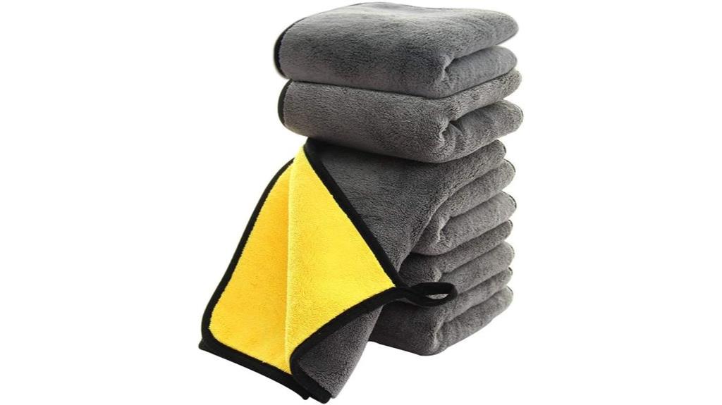 six pack microfiber towels