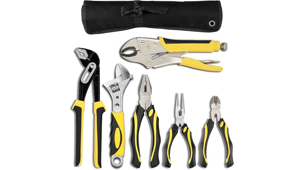six piece pliers set