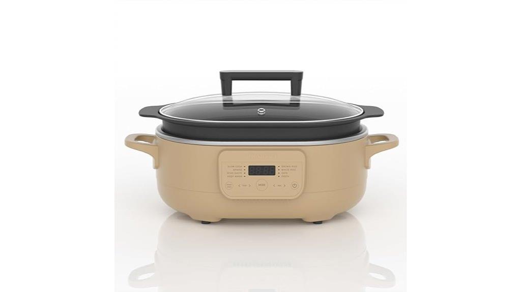 six quart multi cooker eight functions